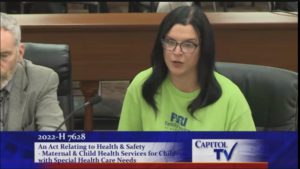 FSRI Staff testify for Rhode Island H-7628